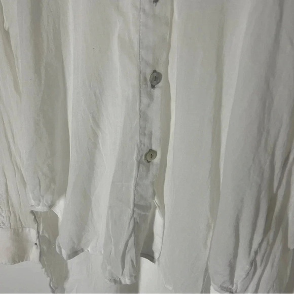 Anthropologie Holding Horses White Lace Button Front Shirt Size XS - Picture 5 of 12